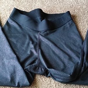 Black sparkly Nike pro leggings